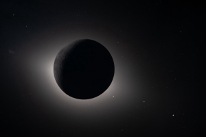 Pomračenje Sunca Pomračenje Sunca iza Meseca, snimljen sa letelice Orion na misiji Artemis 2